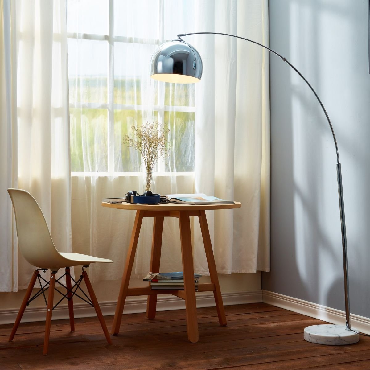 Image of Arquer Floor Lamp - Chrome