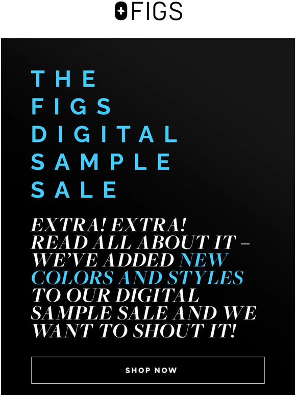 FIGS EXTRA EXTRA New COLORS and STYLES Added Milled