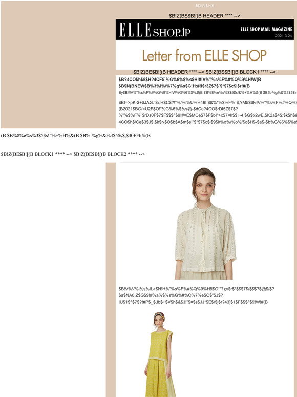 Elle Shop Newletter From Elle Shop Milled