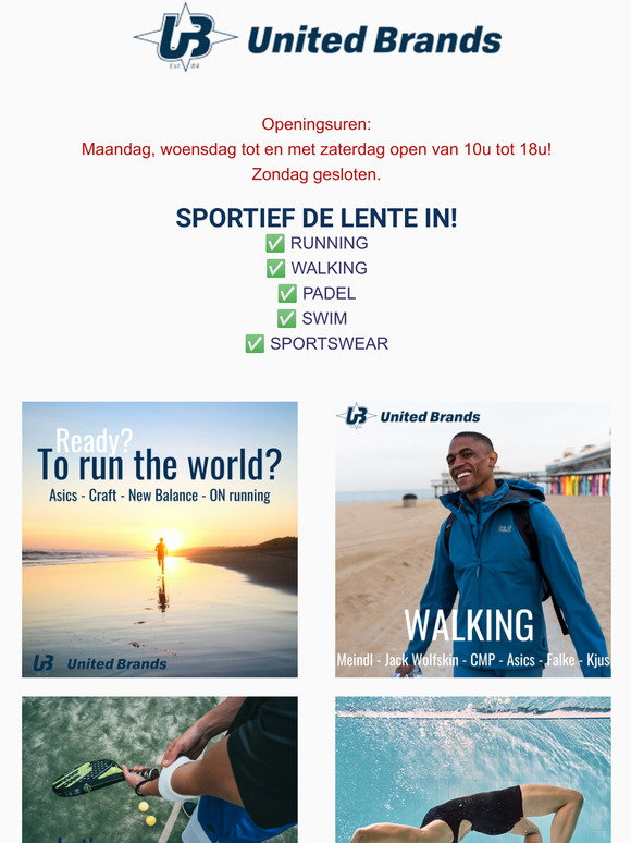 united brands loopschoenen