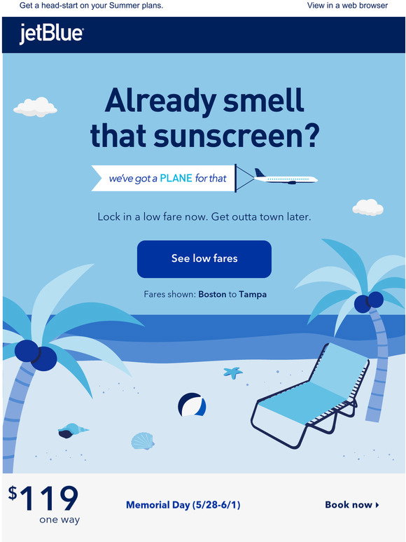 JetBlue: 66 days til Summer. (But who's counting?) | Milled