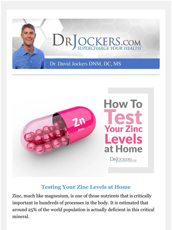 Testing Zinc Levels at Home and Parasite Killing Herbs