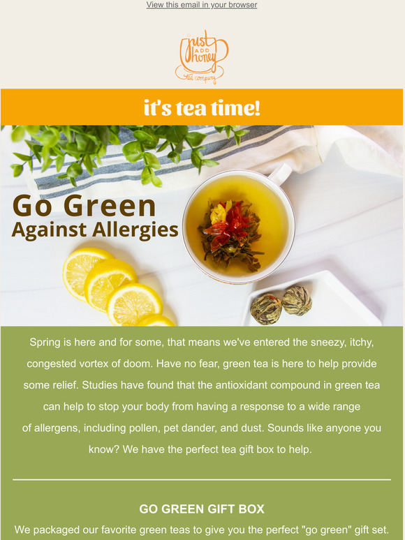 Go Green Against Allergies