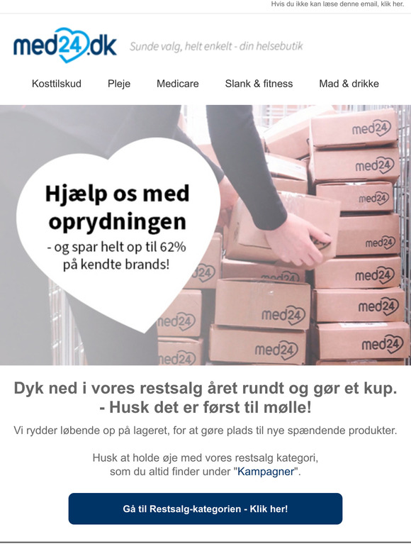 Restsalg - Spar op til 62%