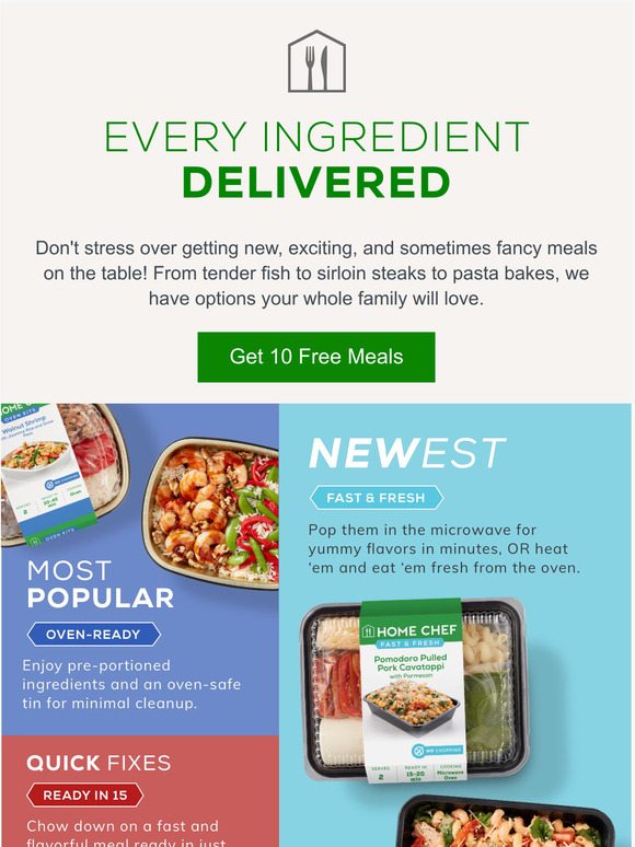 42+ Home Chef Oven Ready Meals Menu