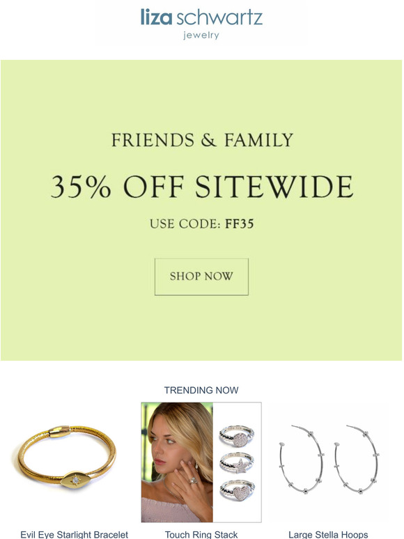 Friends & Family: Shop 35% off Ends Tomorrow!