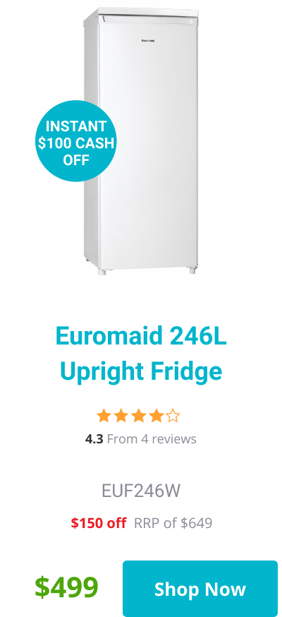 euromaid upright freezer