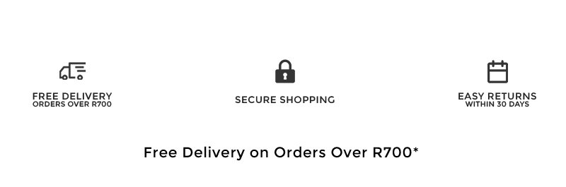 Free delivery on orders over R700