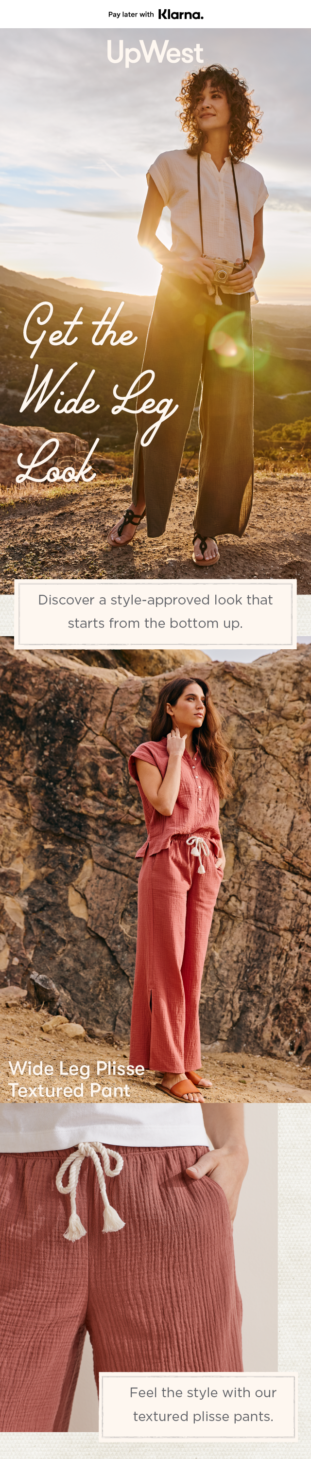 UpWest: Get the wide leg look | Milled