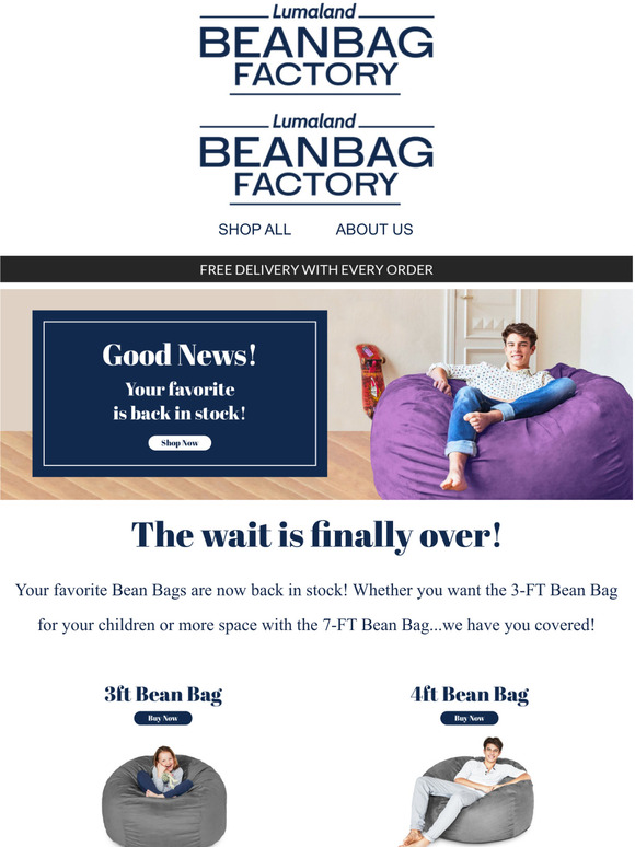 Good news! 