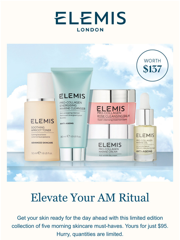 elemis morning routine