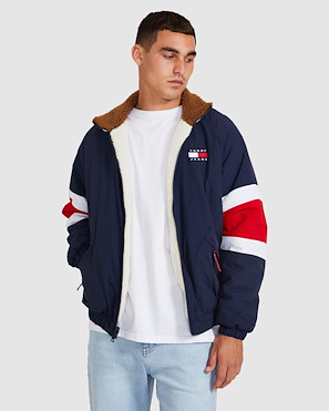 tommy jeans reversible retro jacket