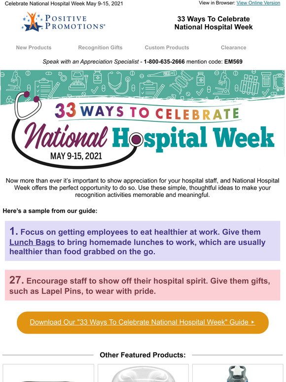 Positive Promotions Download Our 33 Ways To Celebrate National