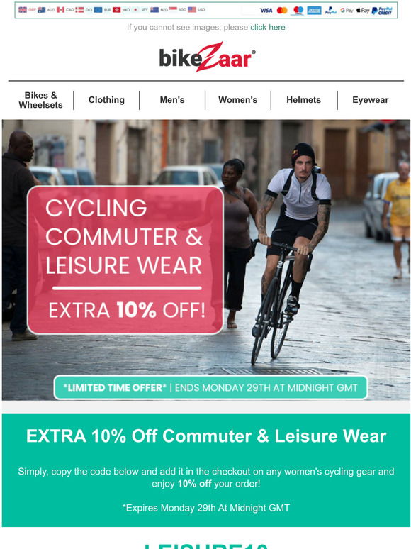 cycling leisure wear