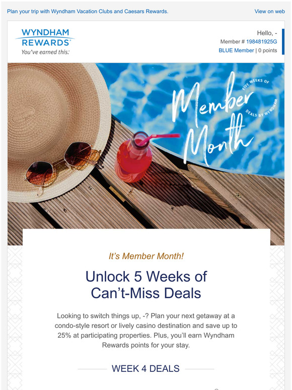 Week 4: Save up to 25% at Condo-Style & Casino Resorts