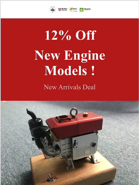 Enginediy New Engine Models Arrive Milled