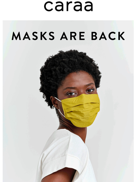 Caraa Our Biggest Mask Restock Ever Is Here Milled