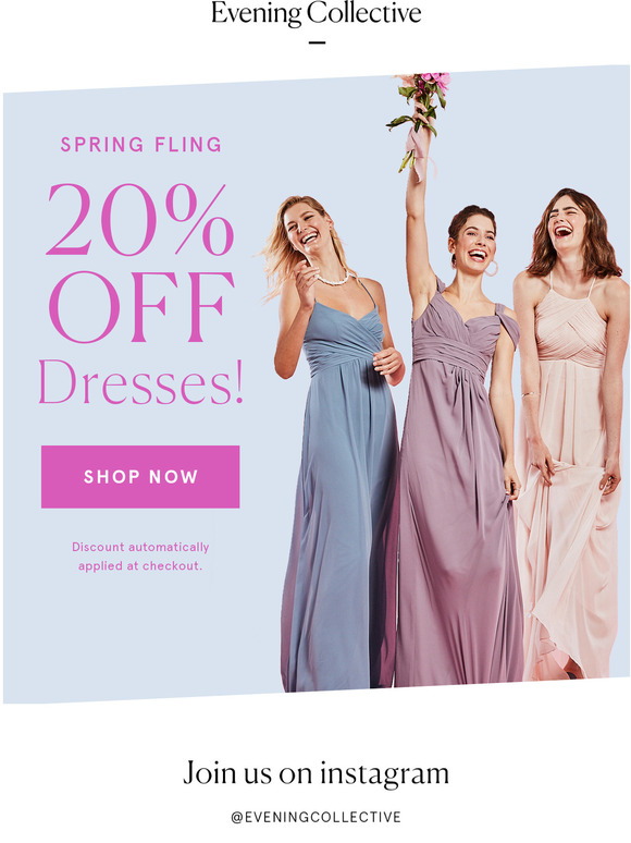Spring Fling! 20% OFF still happening!