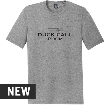 Duck Call Room Grey Logo Tee
