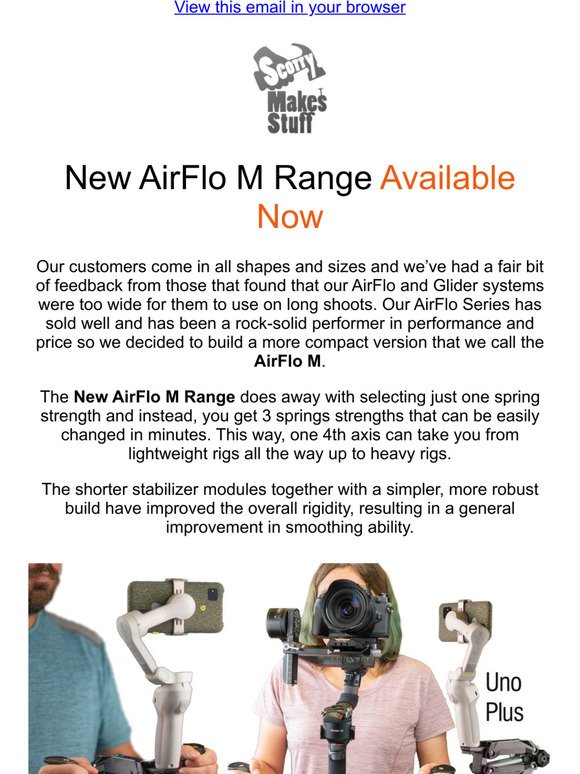 New AirFlo M - 4th Axis - Available Now
