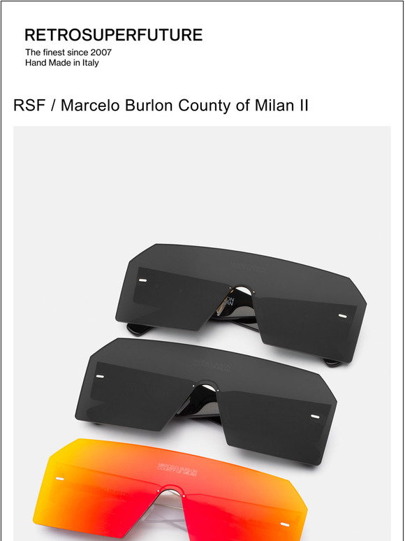 Super Sunglasses: RSF / Marcelo Burlon County of Milan II | Milled