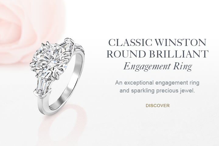 Classic Winston Round Brilliant Engagement Ring