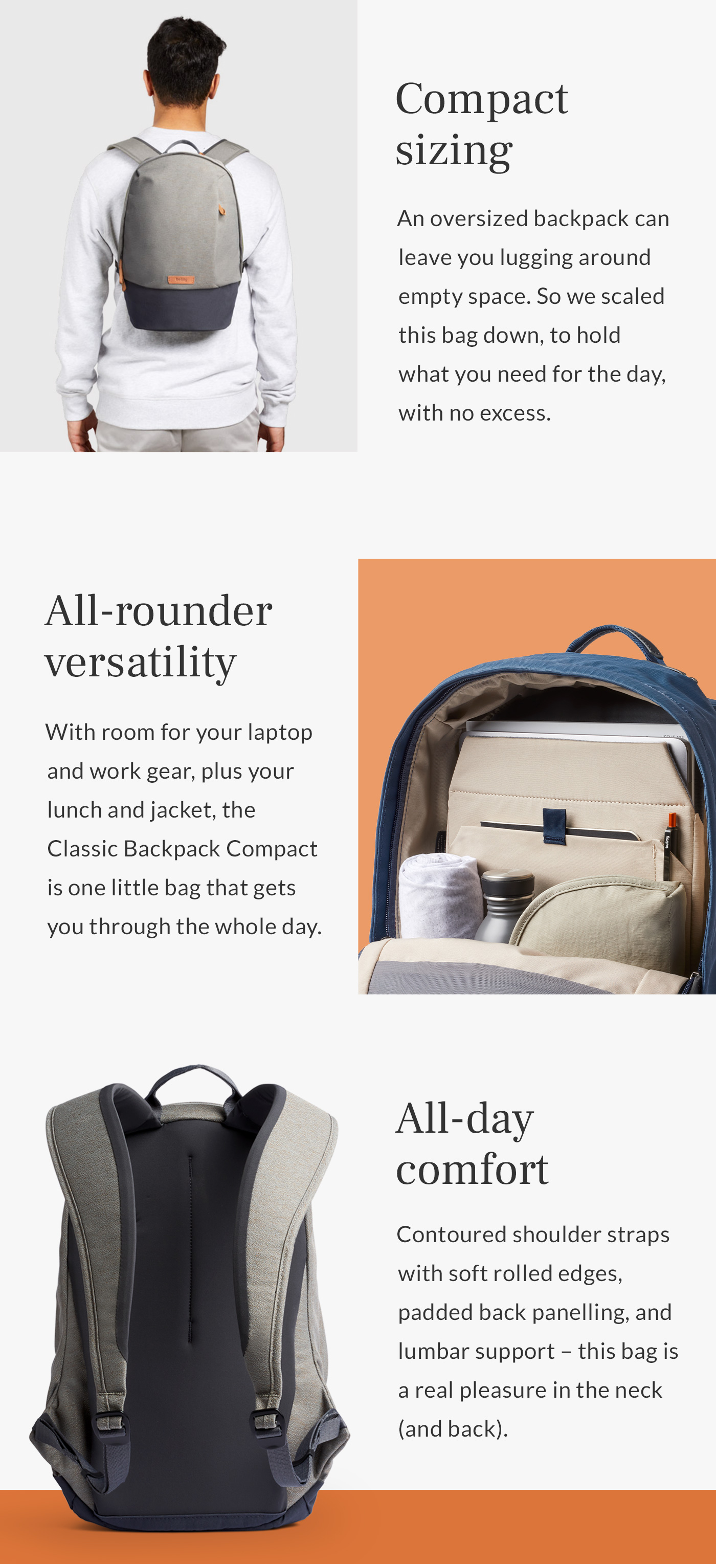 Bellroy Meet the Classic Backpack Compact! Milled