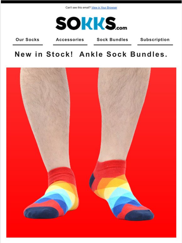 Just Arrived: Ankle Sock Bundles