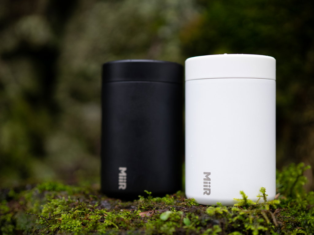 New Food Canister in Black and White