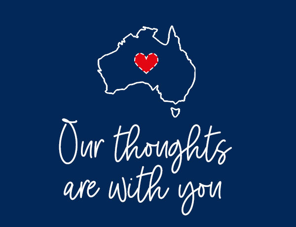 Our thoughts are with you