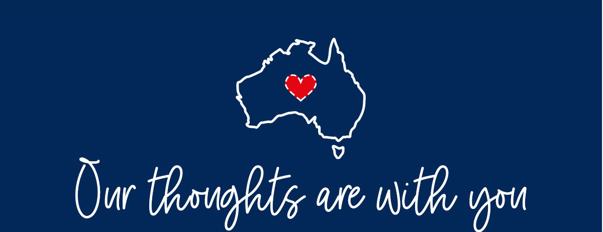 Our thoughts are with you