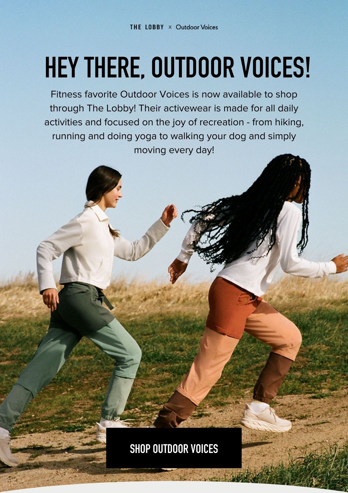 Outdoor Voices Brings Back a Fan Favorite Style With a Campaign