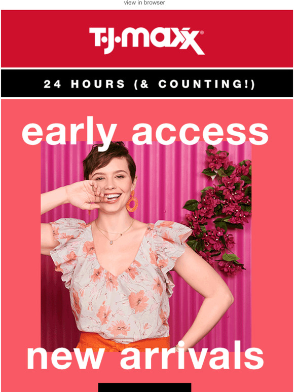 TJ Maxx AN EXCLUSIVE 24HOUR FIRST LOOK Milled