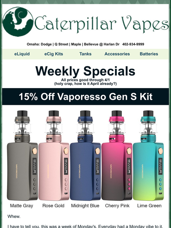 Caterpillar Vapes Gorillas Invade Walmart Milled