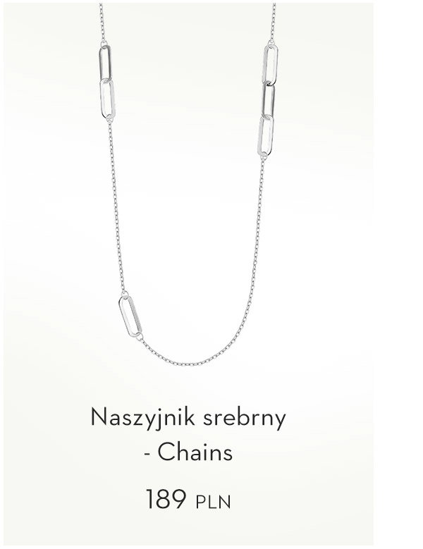 Naszyjnik srebrny - Chains