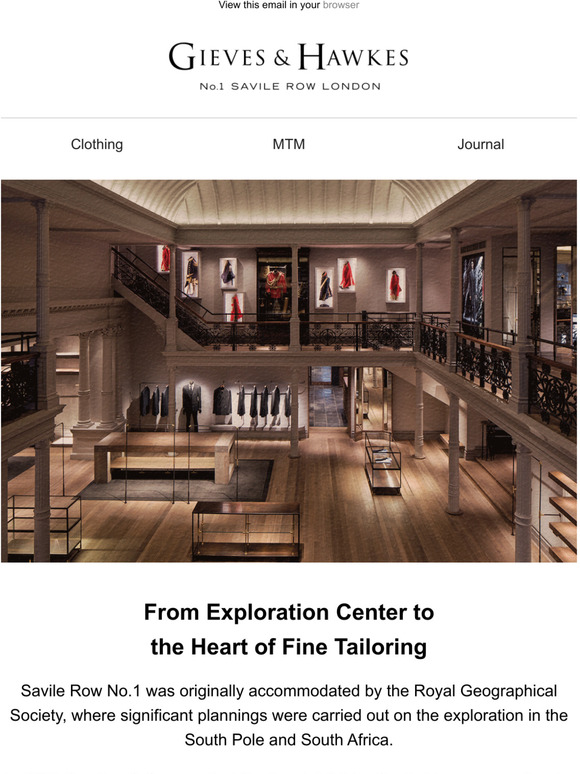 From Exploration Center to the Heart of Fine Tailoring