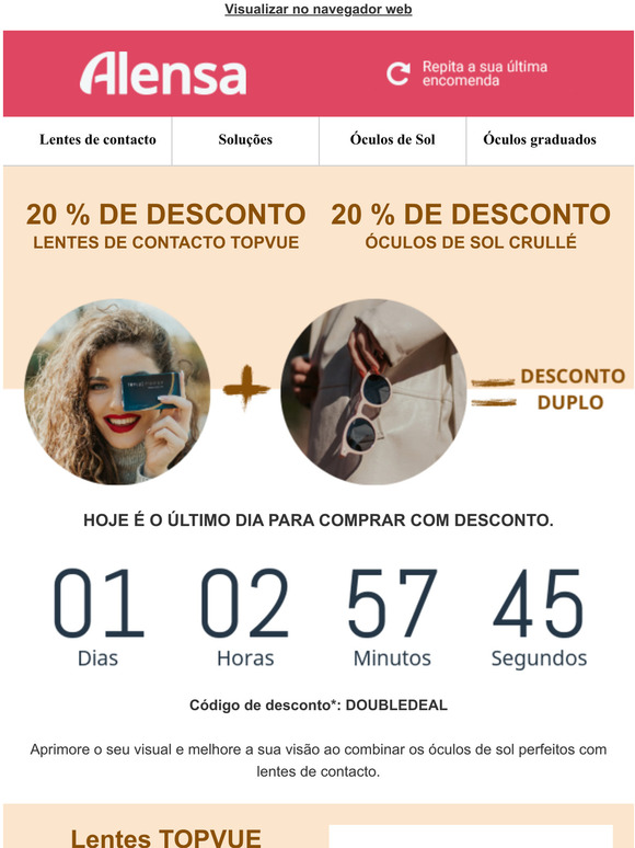 ltima chamada: no perca o seu desconto!