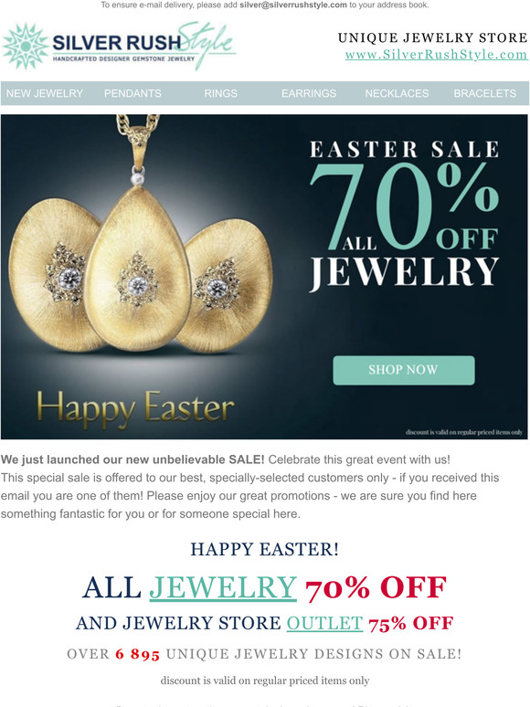 easter jewelry sale