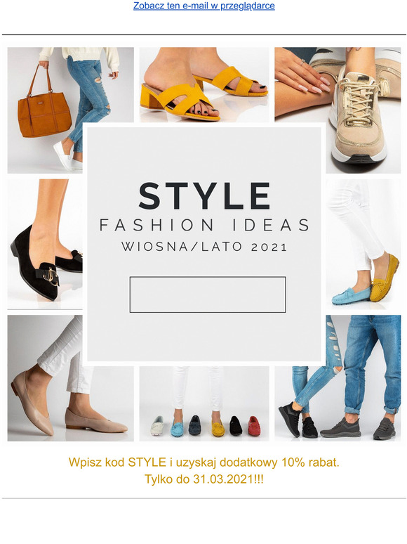 Stylowe pomysy na wiosenne buty i torebki. Do koca miesica z kodem STYLE do 30% taniej