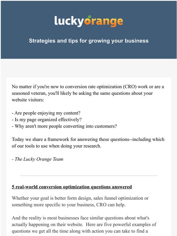 Got conversion rate questions? We have answers.