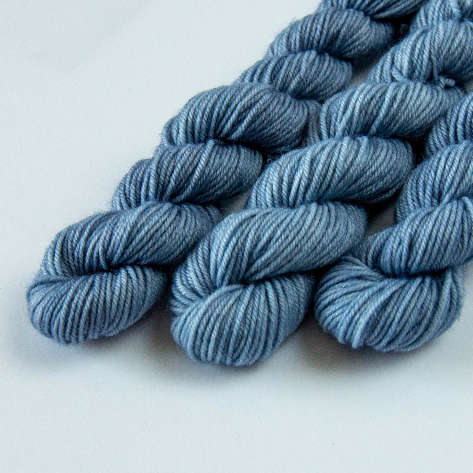 Image of Cornflower Blue Extrafine Merino Sock Yarn Mini Skein