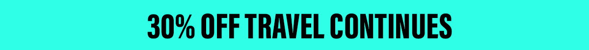 30% of travel now on 