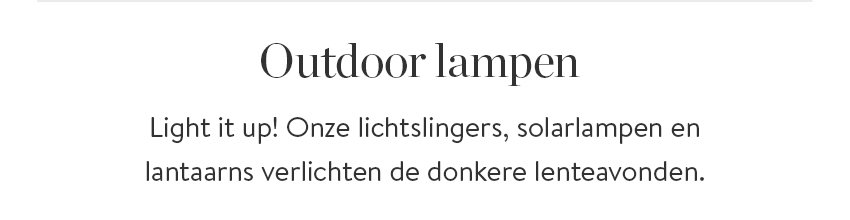 Buitenverlichting