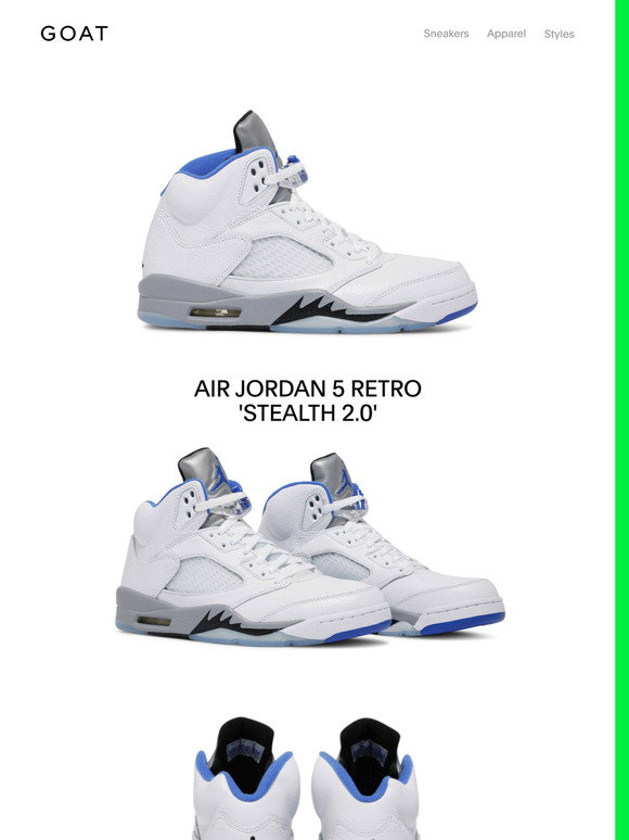Air Jordan 5 Retro 'Stealth 2.0 