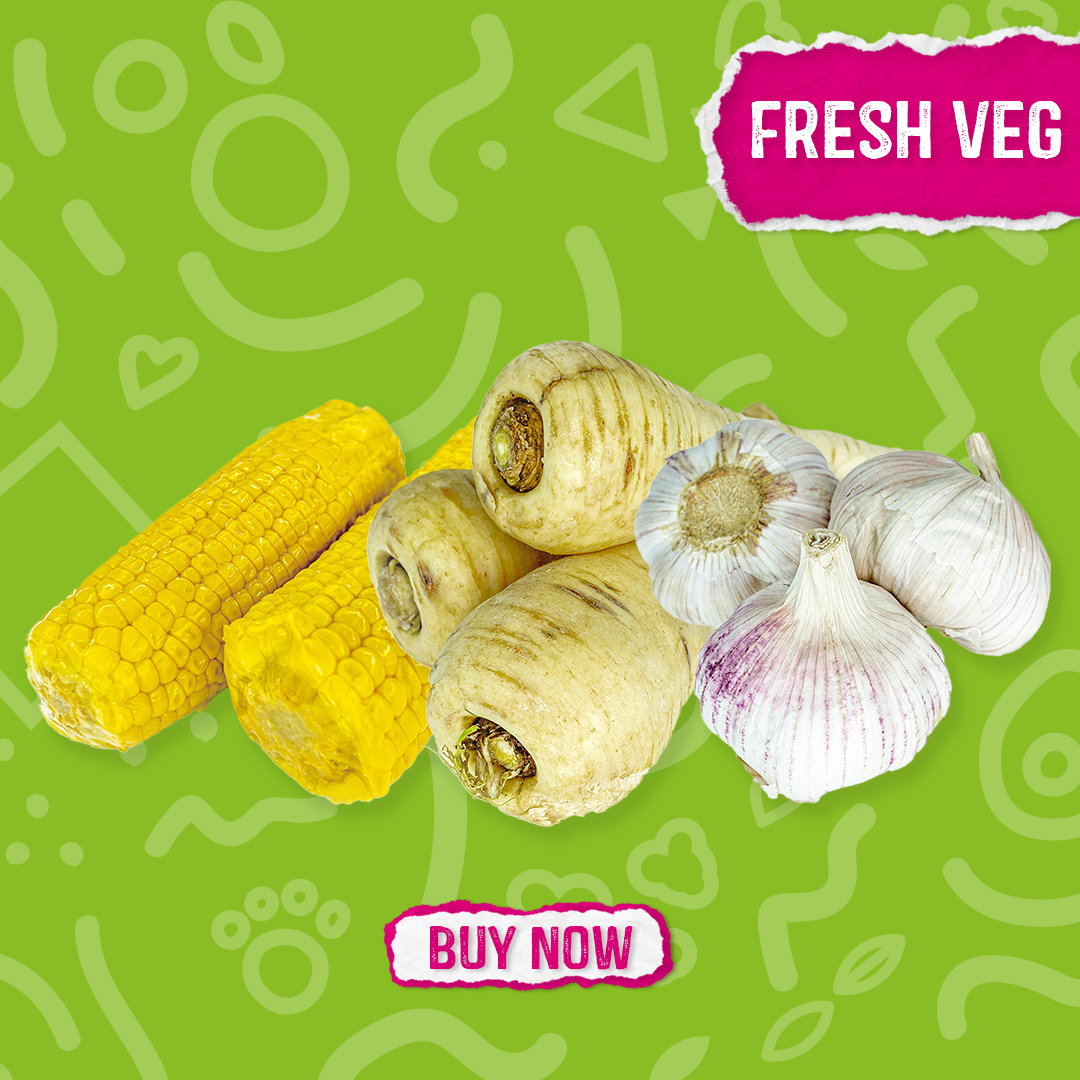 Fresh Veg - Corn, Parsnips and Garlic