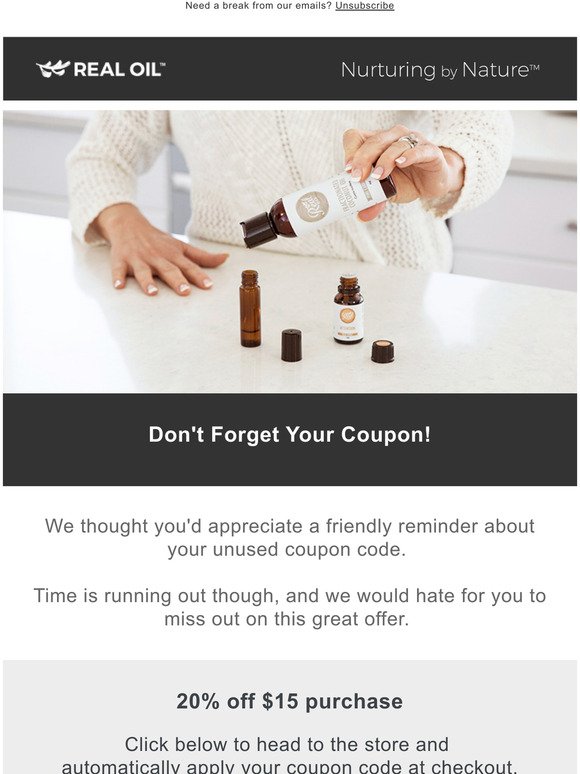 Expiring soon: Don't forget to use your coupon