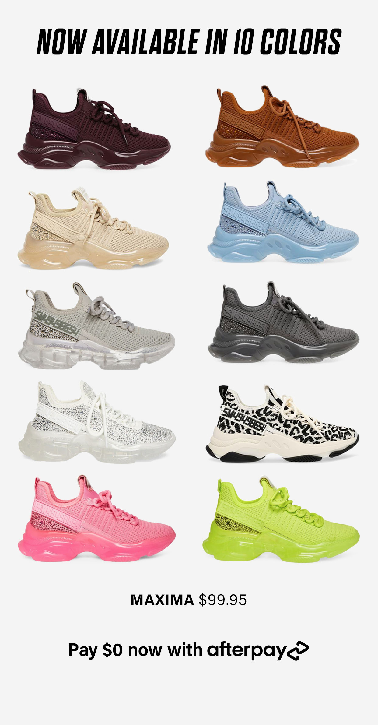 steve madden maxima colors