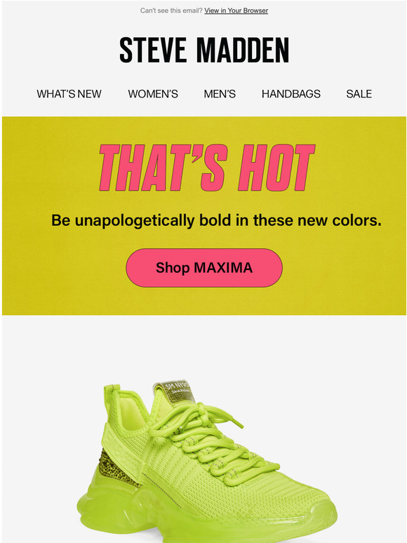 steve madden maxima lime