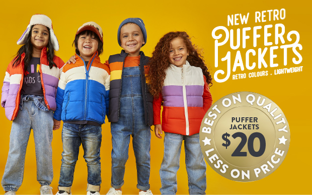 Best Less Kids Retro Puffer Jackets Only 20 Milled