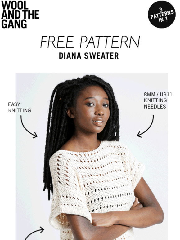 Wool And The Gang: Your Free Pattern Is 